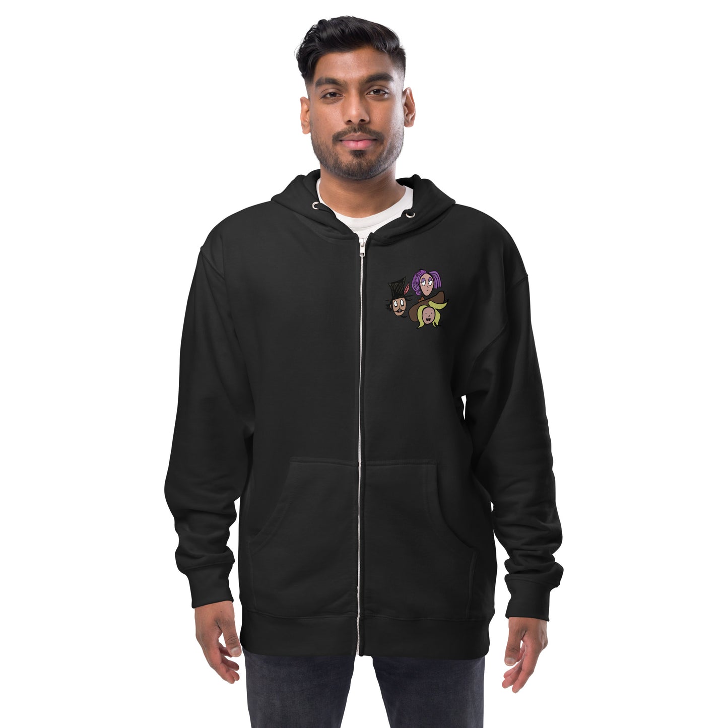 The Goodbye Family Official Unisex fleece zip up hoodie