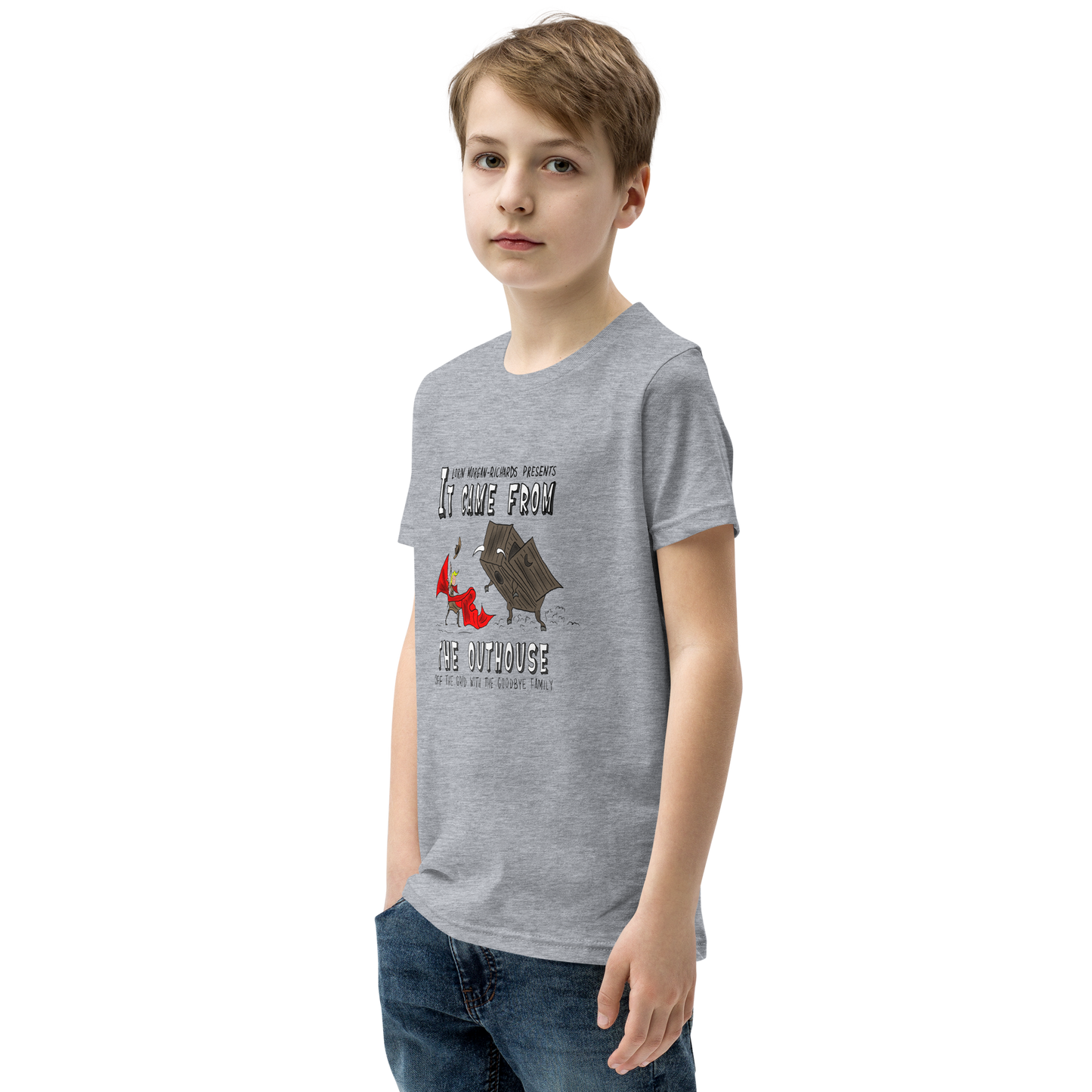 Lorin Morgan-Richards Presents 'It Came from the Outhouse: Off the Grid with the Goodbye Family,' Youth Short Sleeve T-Shirt