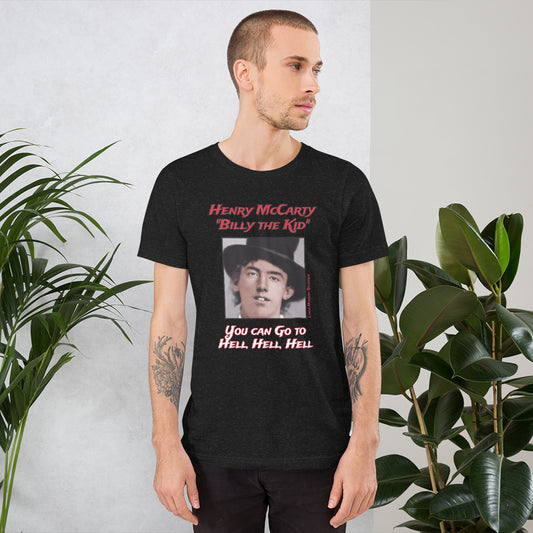 Henry McCarty "Billy the Kid" Unisex t-shirt by Lorin Morgan-Richards