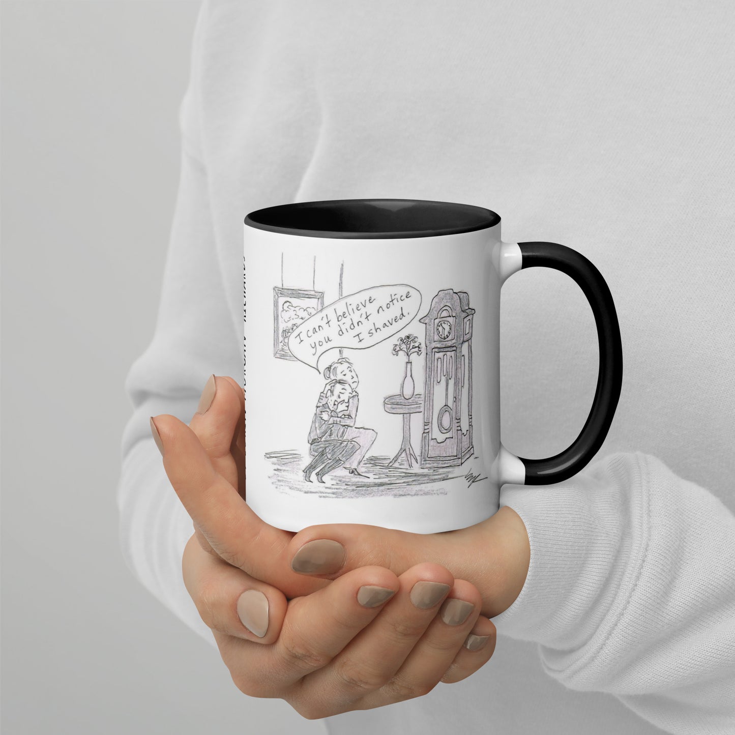 The Goodbye Family Mug More Funnies with Black color inside