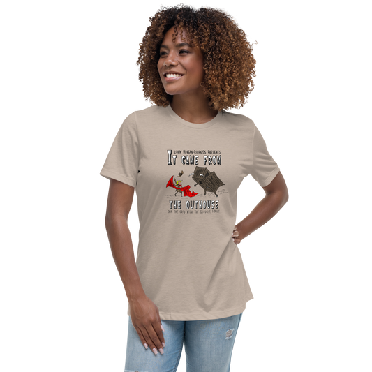 Lorin Morgan-Richards Presents 'It Came from the Outhouse: Off the Grid with the Goodbye Family,' Women's Relaxed T-Shirt