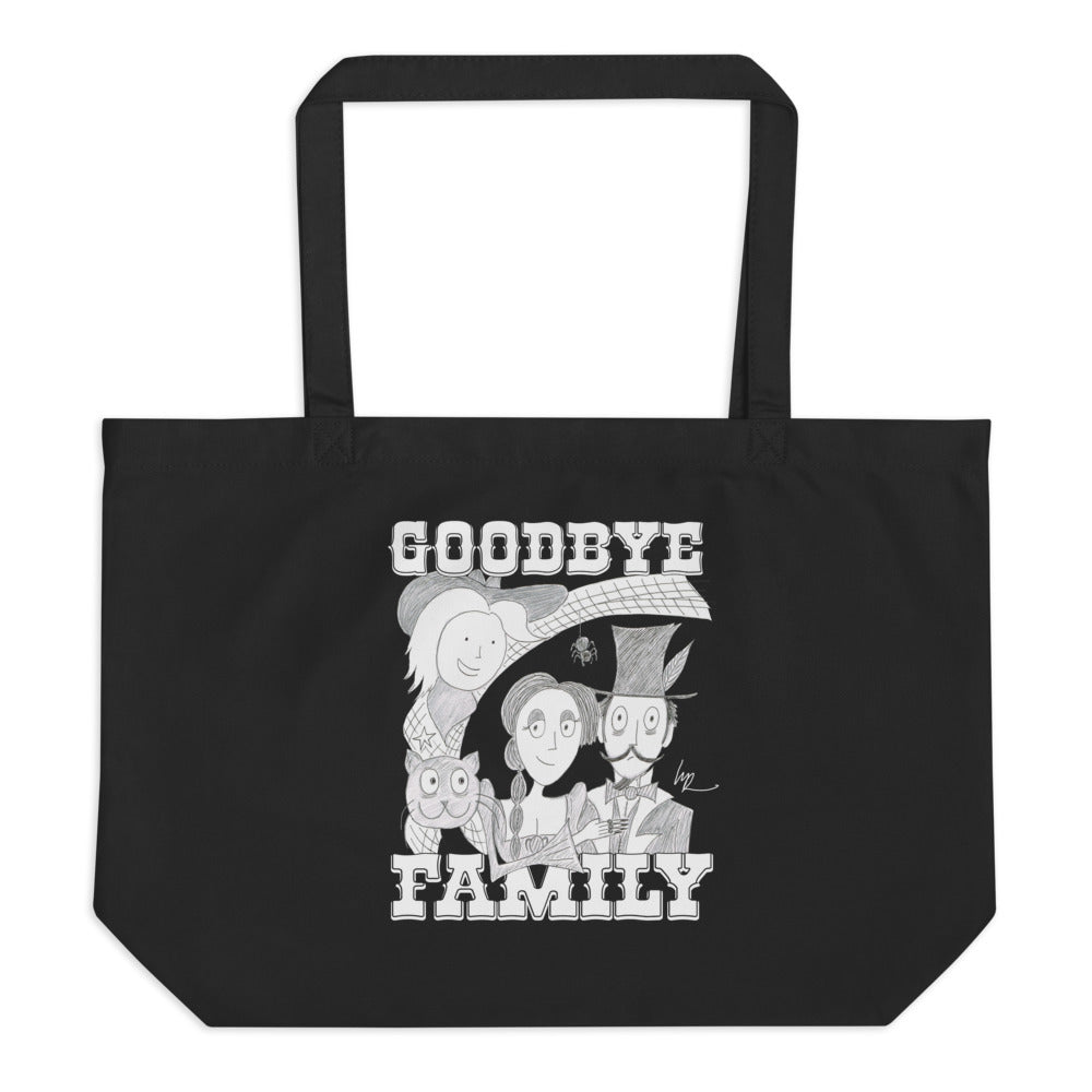 The Goodbye Family Large organic tote bag